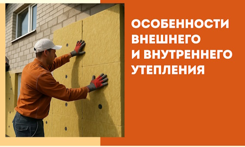 Какие особенности внешнего и внутреннего утепления в Ртищево