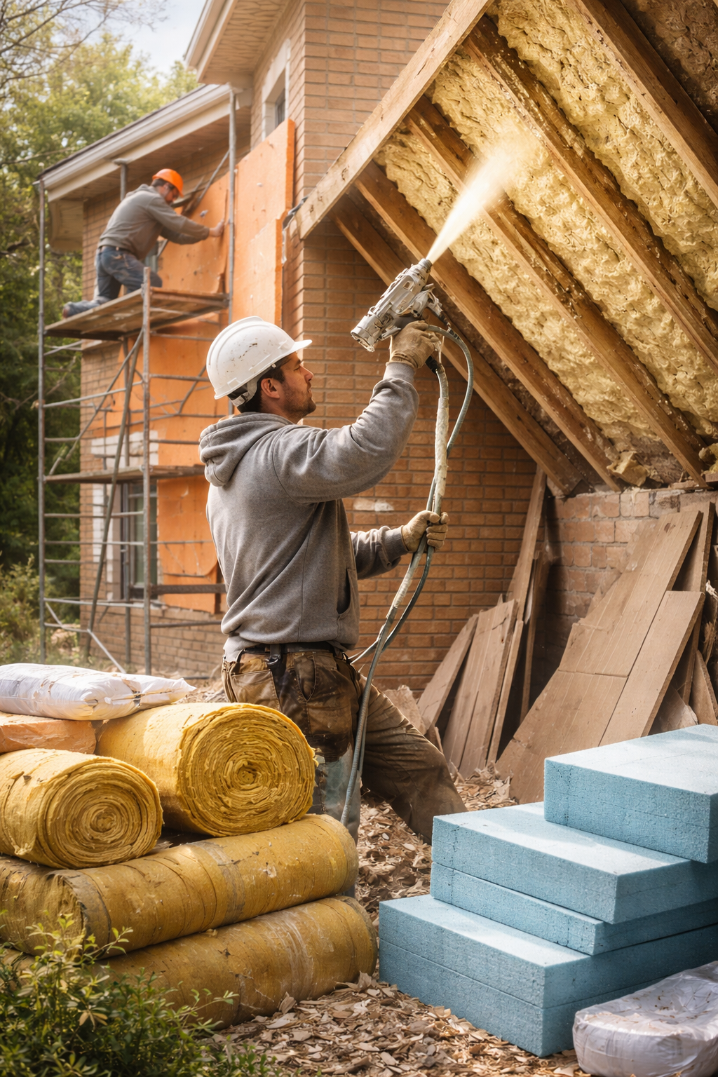 Утепление домов в Ртищево под ключ от 4290 руб/м2 | Профессионально — ТепломастерРтщ