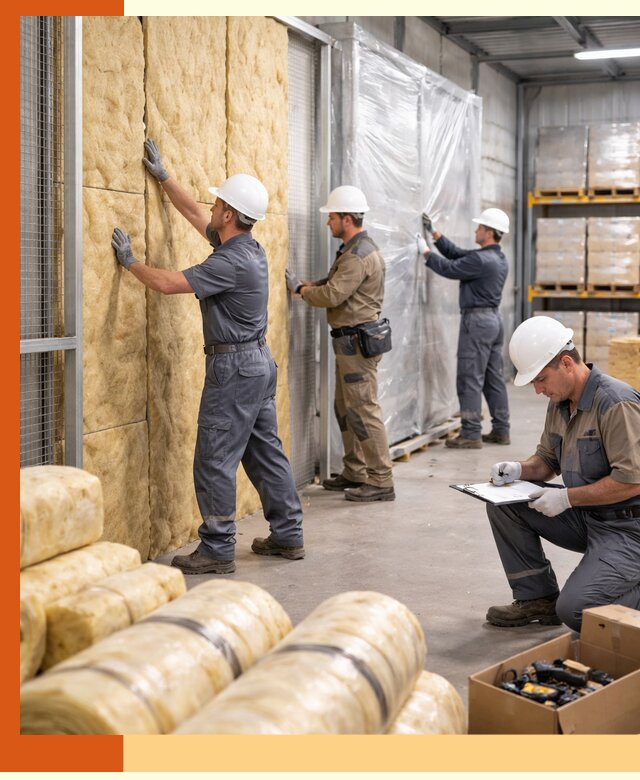 Утепление склада готовой продукции в Ртищево качественно и быстро