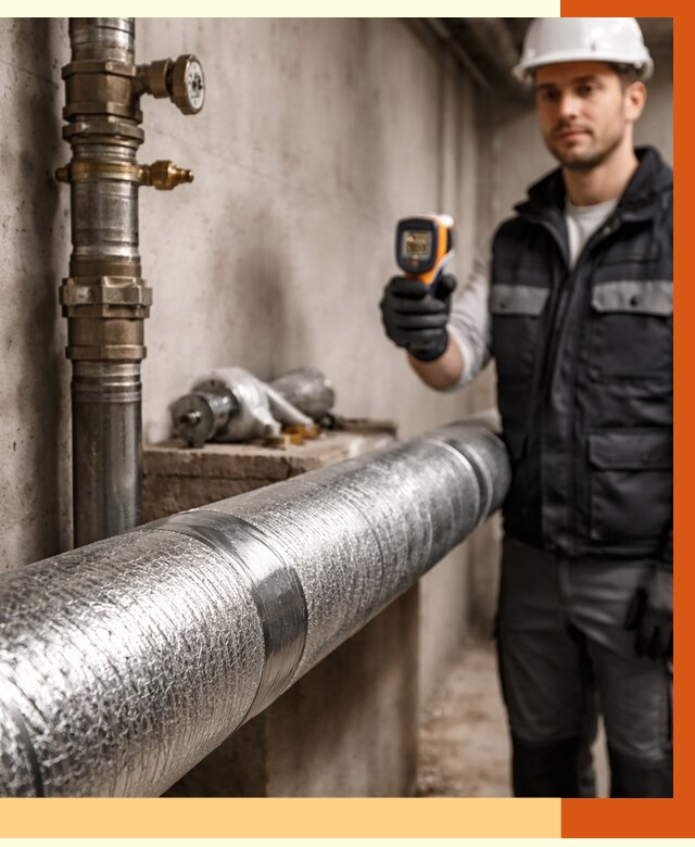 Утепление труб водоснабжения в Ртищево от 8683 руб. за м² — услуги ТепломастерРтщ