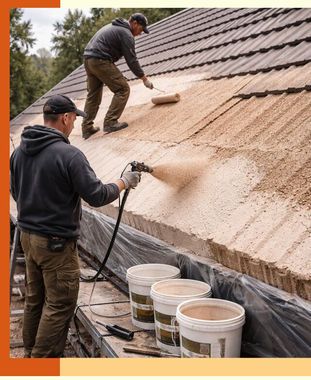 Утепление кровли жидкой пробкой в Ртищево для домов и зданий