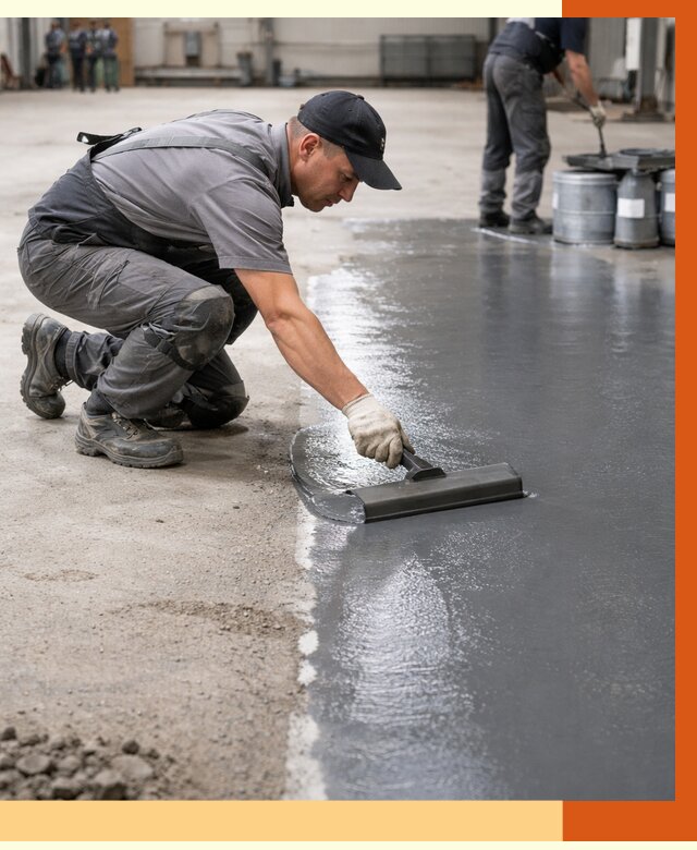 Гидроизоляция промышленного пола в Ртищево от 1226 руб./м2 — ТепломастерРтщ специалисты под ключ