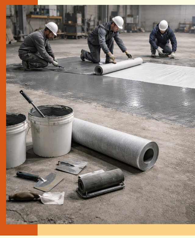 Гидроизоляция промышленного пола в Ртищево — защита и долговечность